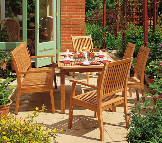 Monaco St&uuml;hle, Bank, Esstisch