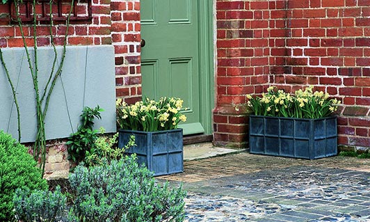 Spanish Square Planter